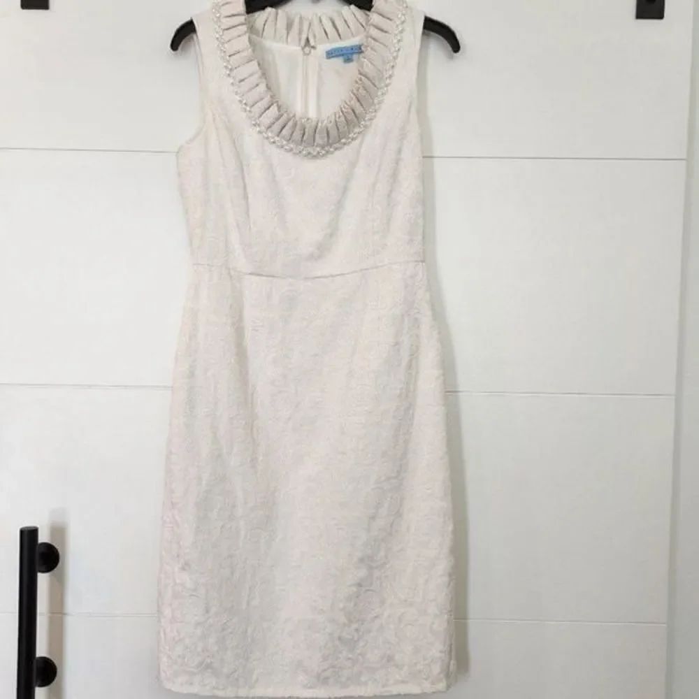 Antonio Melani Brocade Sleveless Midi‎ Dress